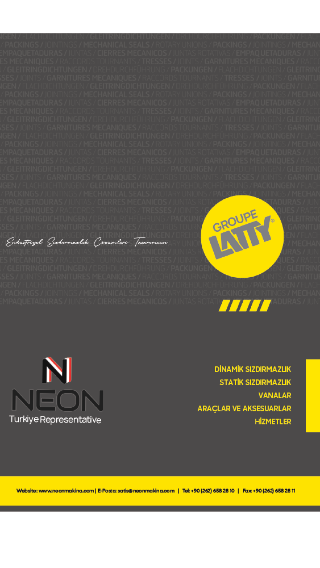 GENEL ÜRÜN KATALOĞU